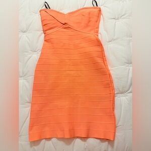 BeBe Strapless Bandage Dress XS NWOT